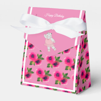 Caixinha De Lembrancinhas Presente de Aniversário Illusima Balle Hippo Rosa/