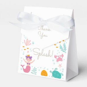 Caixinha De Lembrancinhas Presente de Festa de aniversário de Sereia Mágica 