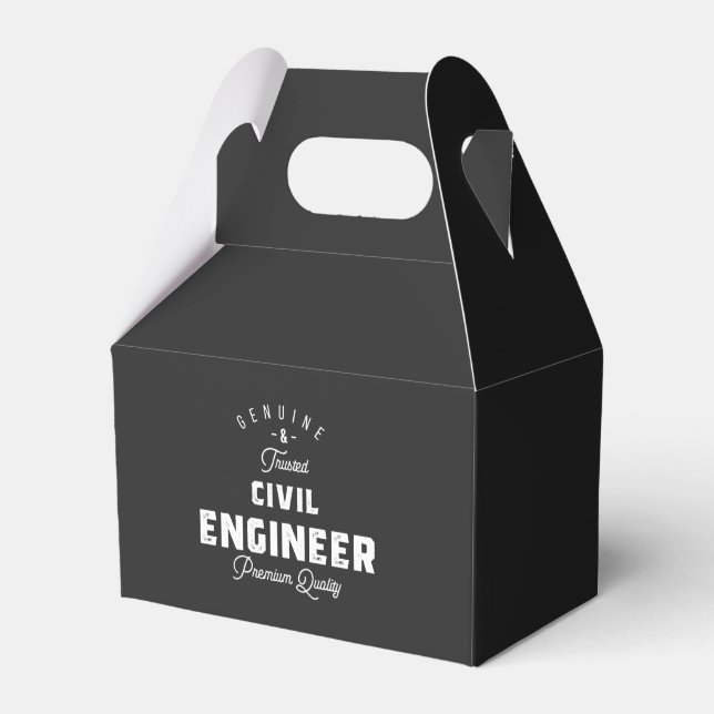 Caixinha De Lembrancinhas Presente para Engenheiro Civil (Frente)