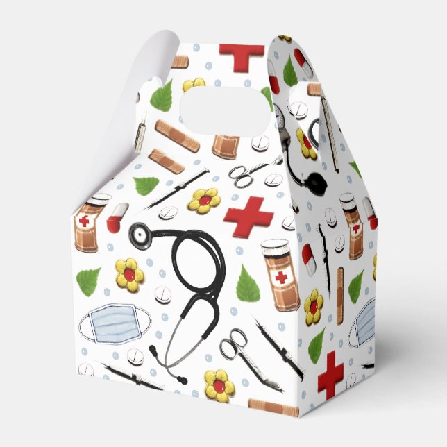 Caixinha De Lembrancinhas Presentes de Graduação de Enfermeiros (Frente)