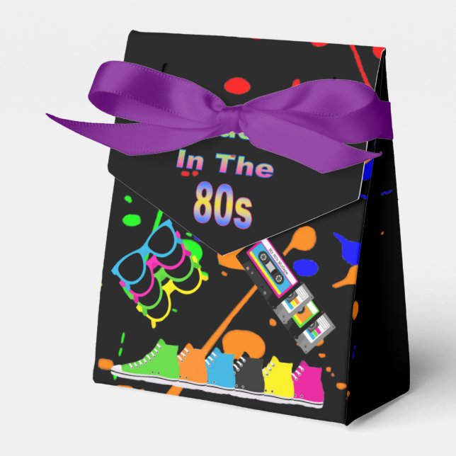 Caixinha De Lembrancinhas Preso nos anos 80 (Frente)