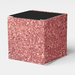 Caixinha De Lembrancinhas Preto cor-de-rosa do brilho do ouro do pintinho