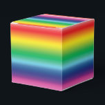 Caixinha De Lembrancinhas Pride rainbow colors pattern lgbtq modern<br><div class="desc">Pride lgbtq lgbt rainbow colors pattern gift Favor Box</div>