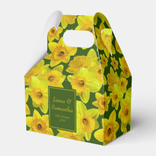 Caixinha De Lembrancinhas Primavera Amarelo Daffodil - Casamento