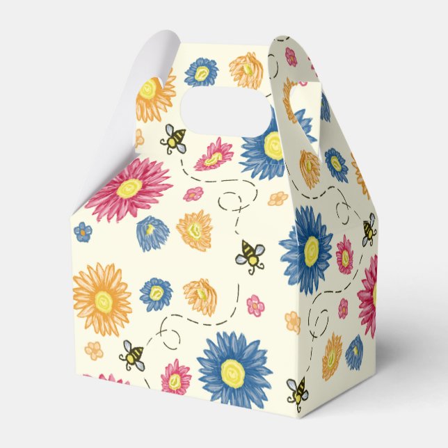 Caixinha De Lembrancinhas Primavera Cores (Verso)