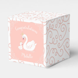 Caixinha De Lembrancinhas Primavera do Chá de fraldas Swan Vintage