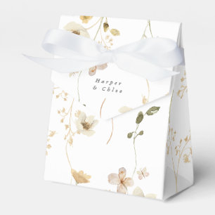 Caixinha De Lembrancinhas Primavera Elegant Boho Wildflower Wedding
