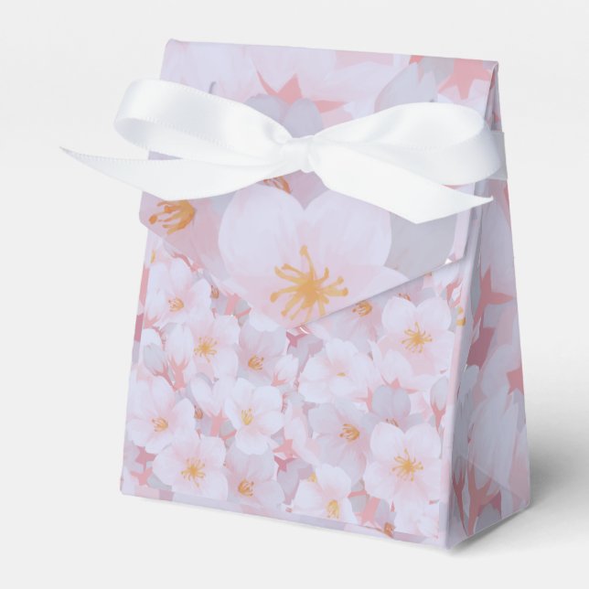 Caixinha De Lembrancinhas Primavera Sakura Cherry Blossom Wrappaper (Frente)
