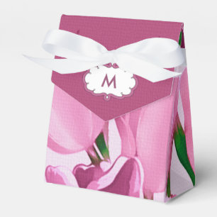 Caixinha De Lembrancinhas Primavera Tulips - Presente de Monograma Personali