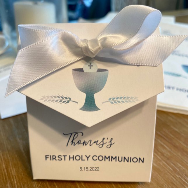 Caixinha De Lembrancinhas Primeira Comunhão Favor Box, 1rua Santa Comunhão (Criador carregado)