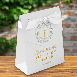 Caixinha De Lembrancinhas Primeira Comunhão Grinalda de Louro