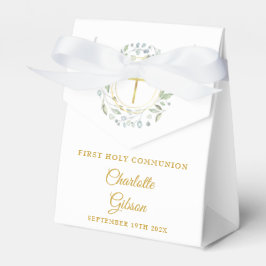 Caixinha De Lembrancinhas Primeira Comunhão Laurel Greenery Garland