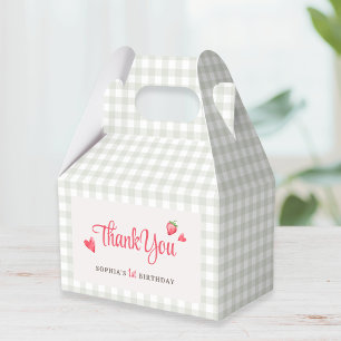 Caixinha De Lembrancinhas Primeira Festa de aniversário de Berry da Menina B