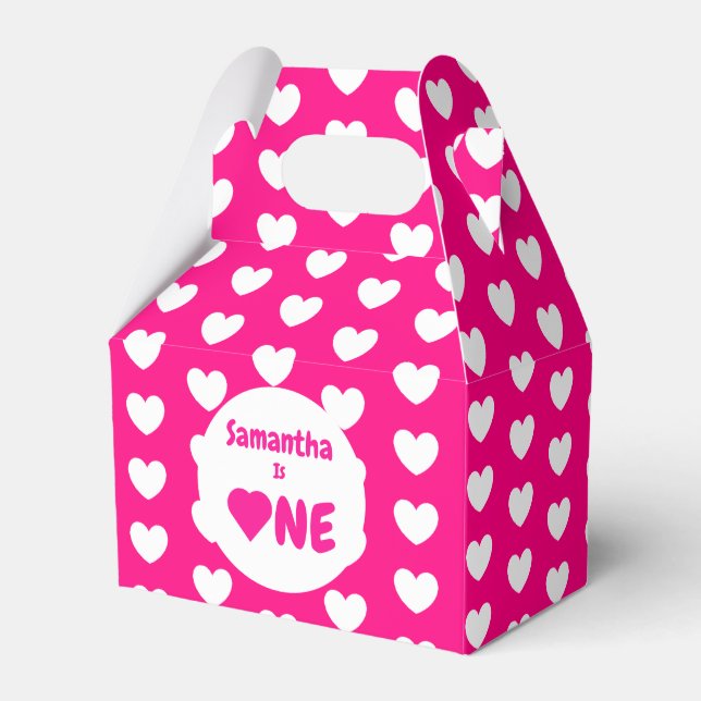 Caixinha De Lembrancinhas Primeiro aniversario cardíaco (Frente)