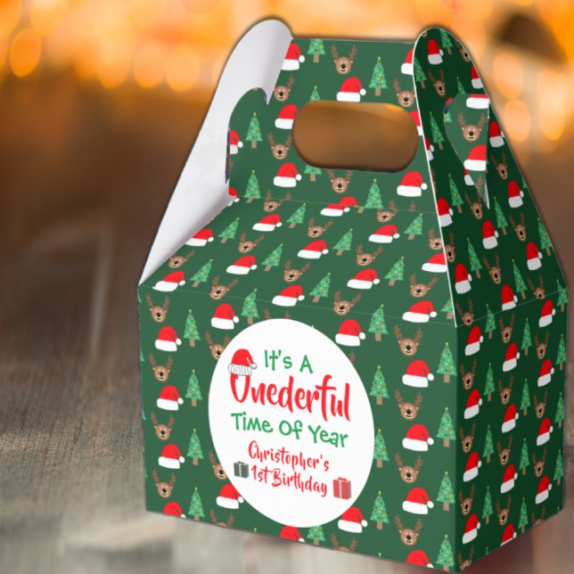 Caixinha De Lembrancinhas Primeiro aniversario de Ano Maravilhoso (Criador carregado)