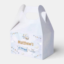 Primeiro aniversario De Avião Azul Retro Cujo Cant