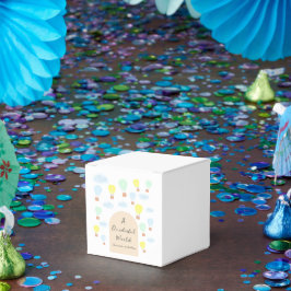 Caixinha De Lembrancinhas Primeiro aniversario de Balão de Ar Quente do Mund