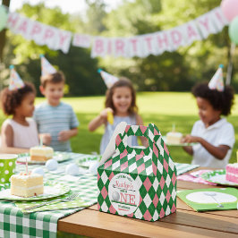 Caixinha De Lembrancinhas Primeiro aniversario de Golf PAR-TEE