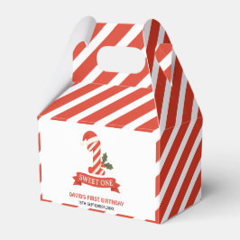 Caixinha De Lembrancinhas Primeiro Aniversário de Natal Doce