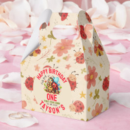 Caixinha De Lembrancinhas Primeiro aniversario Ladybug | Partido do Tema do