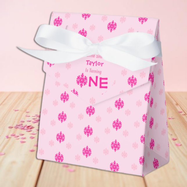 Caixinha De Lembrancinhas Primeiro aniversario Pequeno Floco de Neve (Criador carregado)