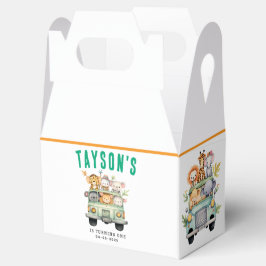 Caixinha De Lembrancinhas Primeiro aniversario Selvagem de Animais Safari