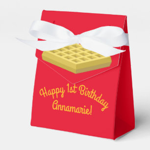 Caixinha De Lembrancinhas Primeiro aniversario Waffle Cute Breakfast Brunch 