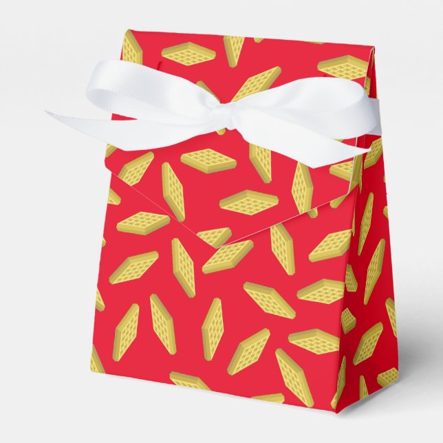 Caixinha De Lembrancinhas Primeiro aniversario Waffle Cute Breakfast Brunch  (Frente)