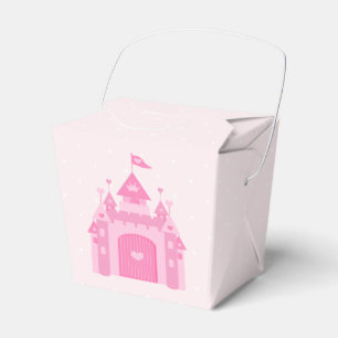 Caixinha De Lembrancinhas Princesa cor-de-rosa bonito festa de aniversário