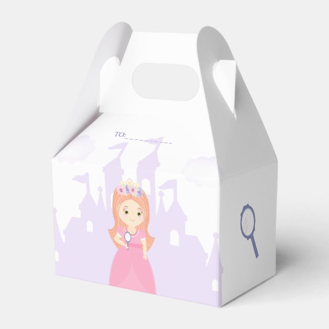 Caixinha De Lembrancinhas Princesa e seu Espelho Mágico (Frente)
