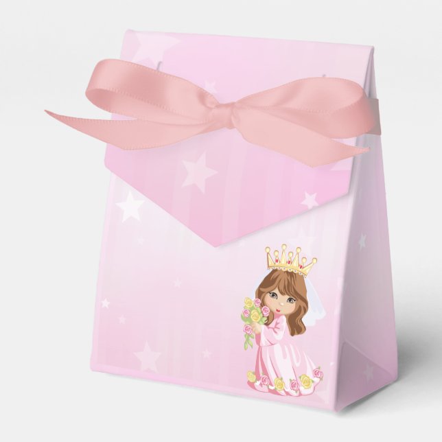 Caixinha De Lembrancinhas Princesa Theme Favor Box (Frente)