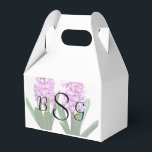 Caixinha De Lembrancinhas Produtos para casamentos Hyacinth Duo, cor-de-rosa<br><div class="desc">Se a sua flor favorita for a de jacintos,  estes lindos suprimentos de "Salvar a Data" na design do "Hyacinth Duo Rosa" seriam perfeitos. Pode ser usado para uma festa de casamento,  festa de noivado ou aniversário.</div>