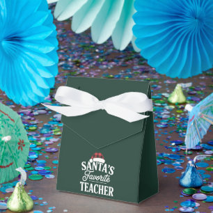 Caixinha De Lembrancinhas Professor Favorito do Papai Noel Natal Ensina Alun