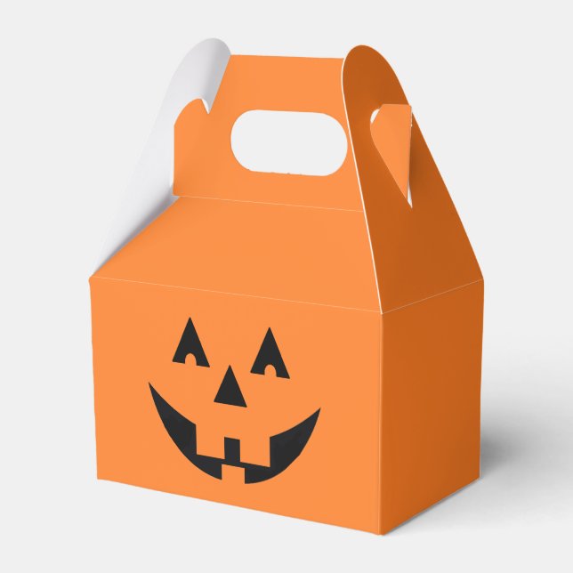 Caixinha De Lembrancinhas Pumpkin Gable Favor Box (Frente)
