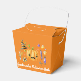 Caixinha De Lembrancinhas Pumpkin Spooktacular Festa de Halloween Bash Laran