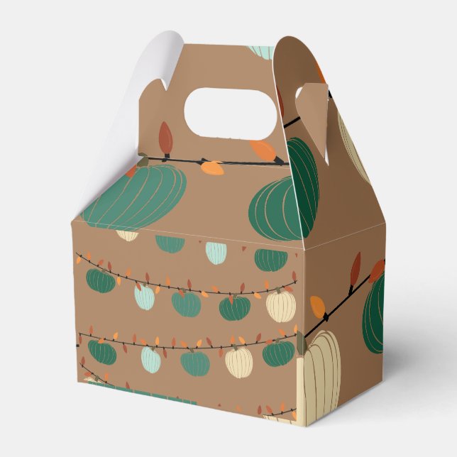 Caixinha De Lembrancinhas Pumpkins e Luzes (Frente)