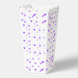 Caixinha De Lembrancinhas Purple Heart Cluster Popcorn