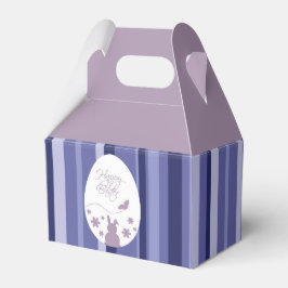 Caixinha De Lembrancinhas Púrpura de Ovo de Felz pascoa Moderno