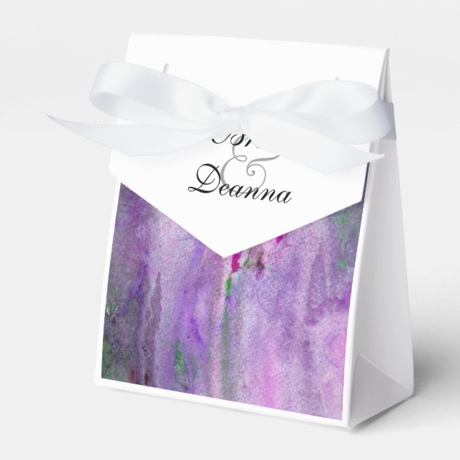 Caixinha De Lembrancinhas Púrpura Mist Favor (Frente)