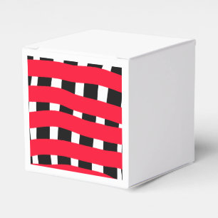Caixinha De Lembrancinhas Quadro de cruz preto vermelho — simples presente d