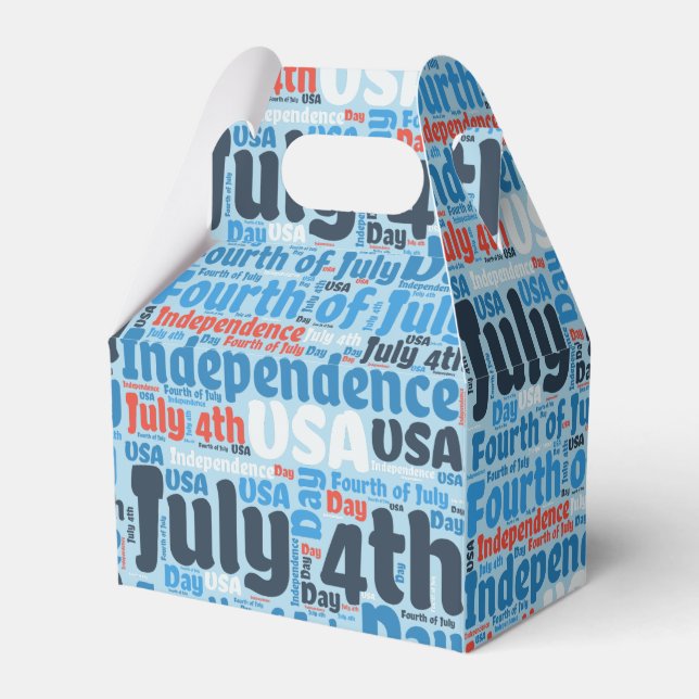 Caixinha De Lembrancinhas Quarto de julho (Frente)