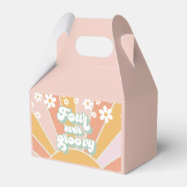 Caixinha De Lembrancinhas Quatro Sempre Groovy Retro Sunshine Daisy