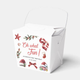 Caixinha De Lembrancinhas Que bela Festa de aniversário de Natal