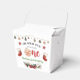 Caixinha De Lembrancinhas Que Diversão De Natal Primeiro Aniversário