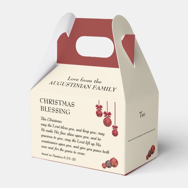 CAIXINHA DE LEMBRANCINHAS QUE O SENHOR TE ABANDE (Frente)