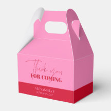 Quic Red Birthday Obrigado Boxes