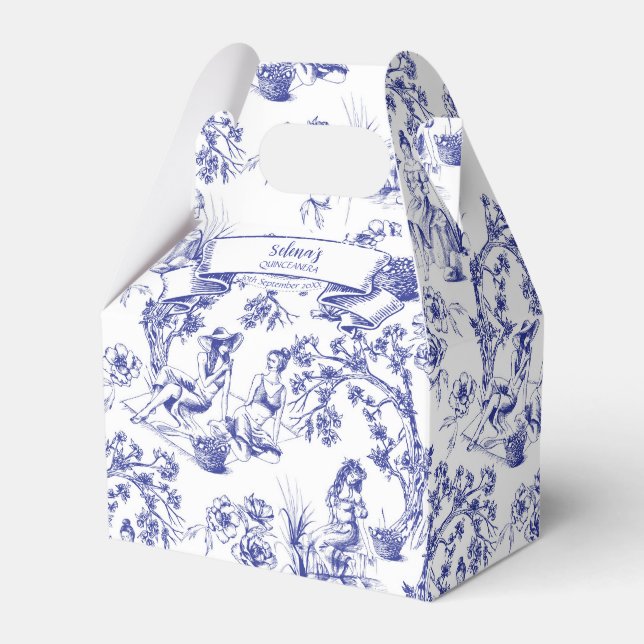 Caixinha De Lembrancinhas Quinceanera Favor Box (Frente)