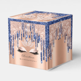 Caixinha De Lembrancinhas Quinceañeras Doce 16º Colírio Rosa Azul