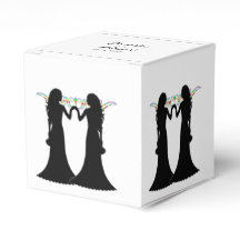 Rainbow Elegance Brides Weding Box
