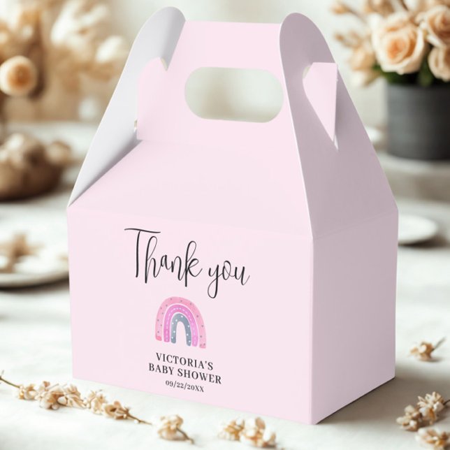 Caixinha De Lembrancinhas  Rainbow Girl Baby Shower (Criador carregado)